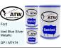 Preview: Ford, Iced Blue Silver Metallic, GP / M7474: 500ml Lackdose + 500ml Klarlack + 250ml Härter - Set, von ATW Autoteile West.